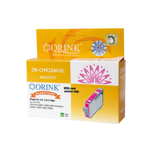 Utángyártott Hp 920XL/CD973A tintapatron magenta ORINK kép