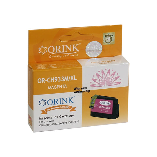 Utángyártott Hp 933XL/CN055AE tintapatron magenta ORINK kép