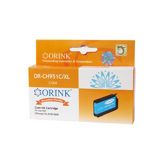 Utángyártott Hp 951XL/CN046AE tintapatron cyan ORINK kép