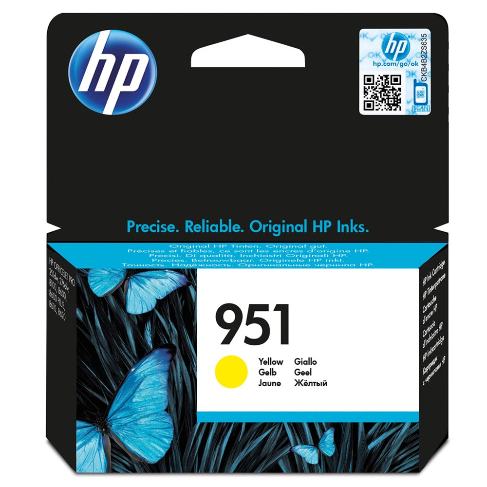 Hp 951/CN052AE tintapatron yellow ORIGINAL kép