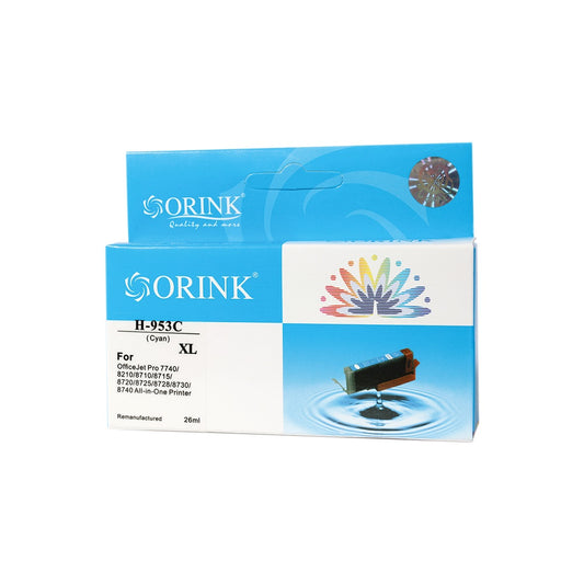 Utángyártott Hp 953XL/F6U16AE tintapatron cyan ORINK kép