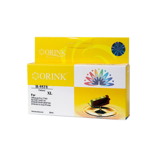 Utángyártott Hp 953XL/F6U18AE tintapatron yellow ORINK kép