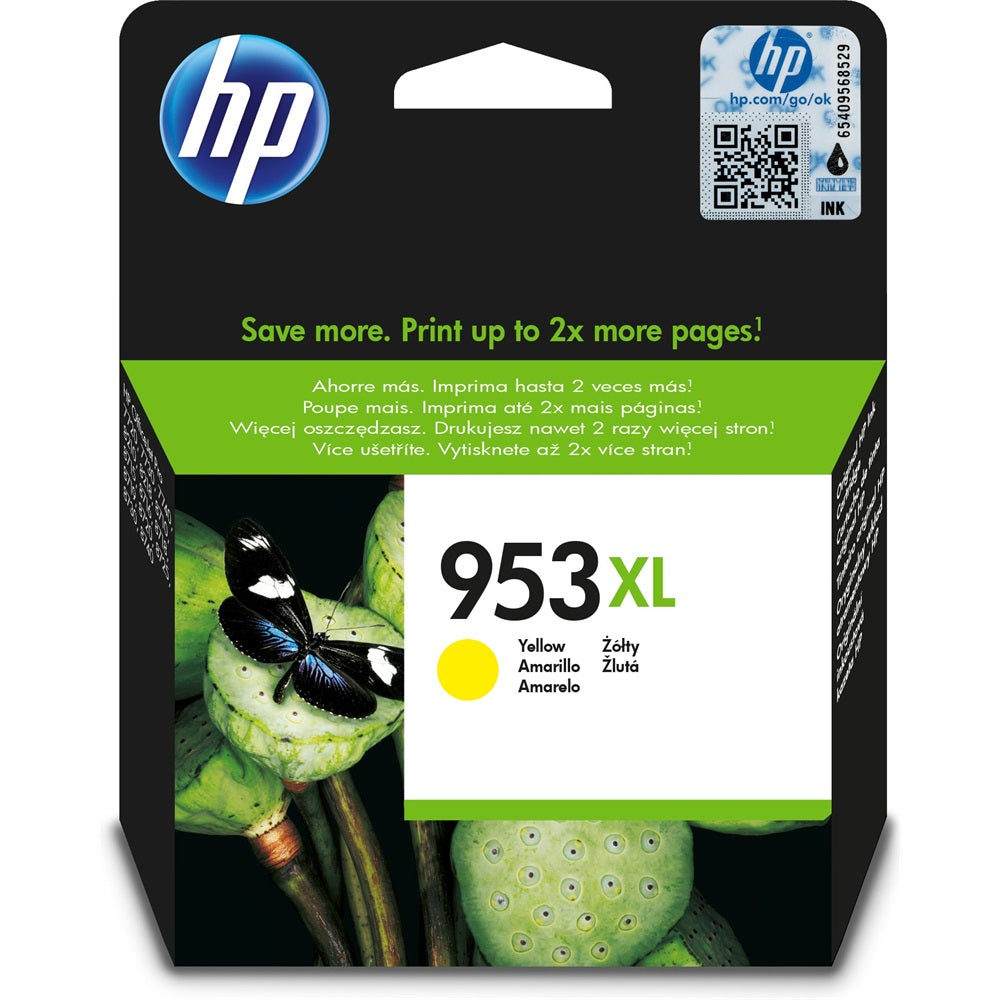Hp 953XL/F6U18AE tintapatron yellow ORIGINAL kép