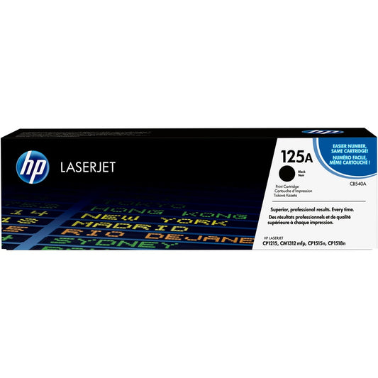 Hp CB540A toner black ORIGINAL (125A) kép