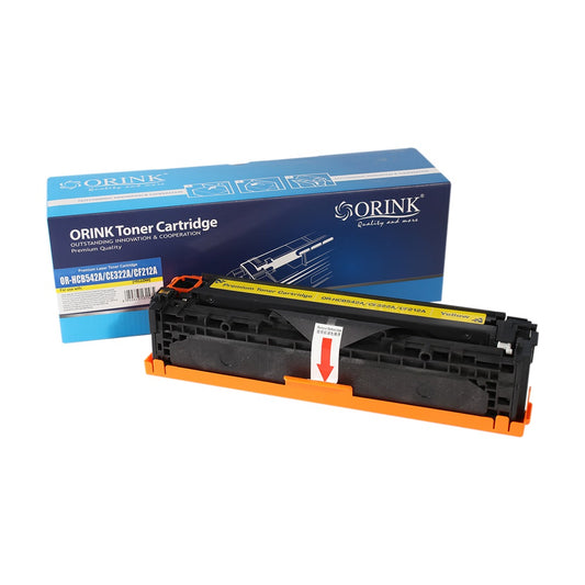 Utángyártott Hp CB542A/CE322A/CF212A/Canon crg716 toner yellow ORINK kép