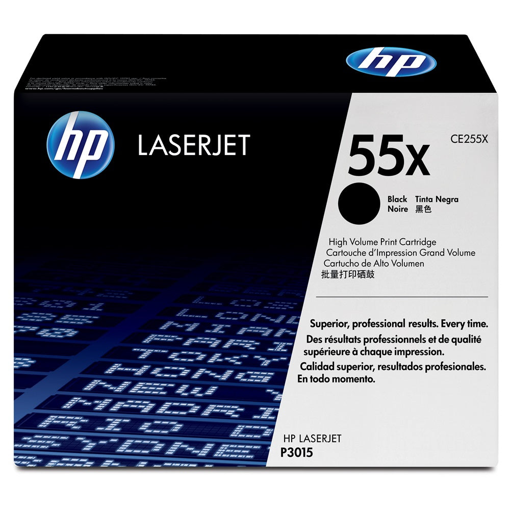 Hp CE255X toner ORIGINAL (55X) kép