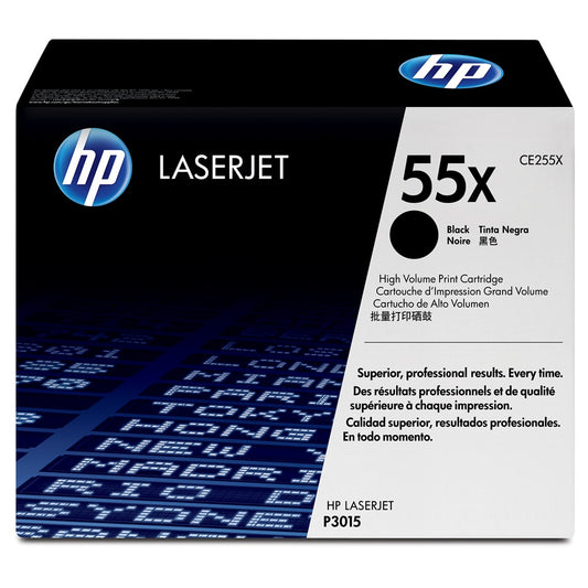 Hp CE255X toner ORIGINAL (55X) kép