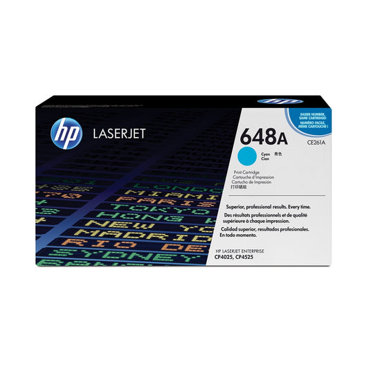 Hp CE261A toner cyan ORIGINAL (648A) kép