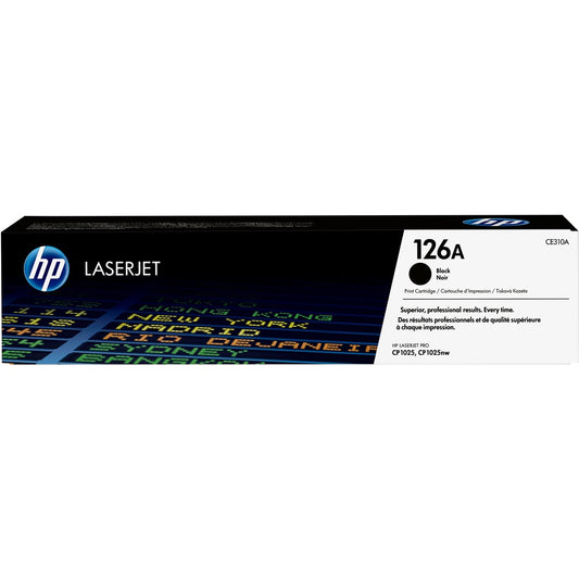 Hp CE310A toner black ORIGINAL (126A) kép