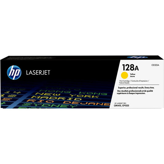 Hp CE322A toner yellow ORIGINAL (128A) kép