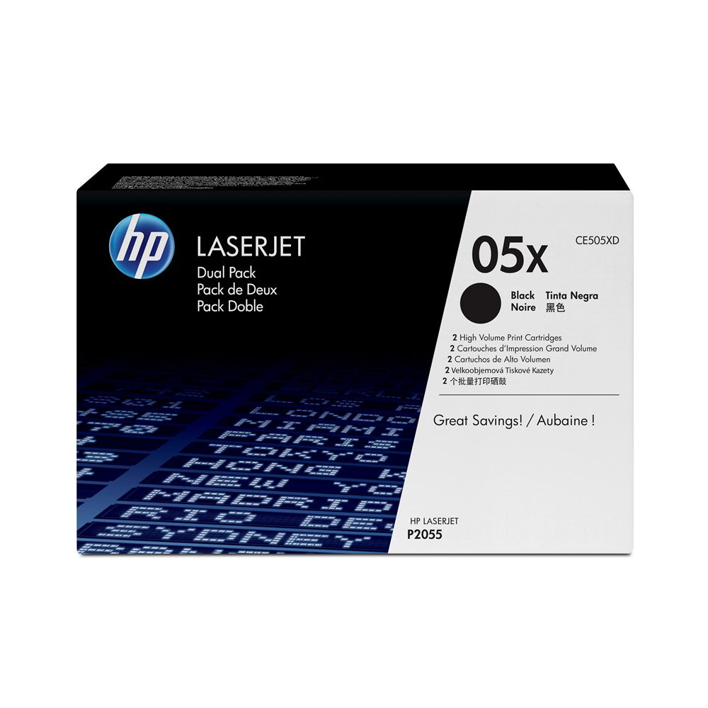 Hp CE505XD toner ORIGINAL (05X) kép