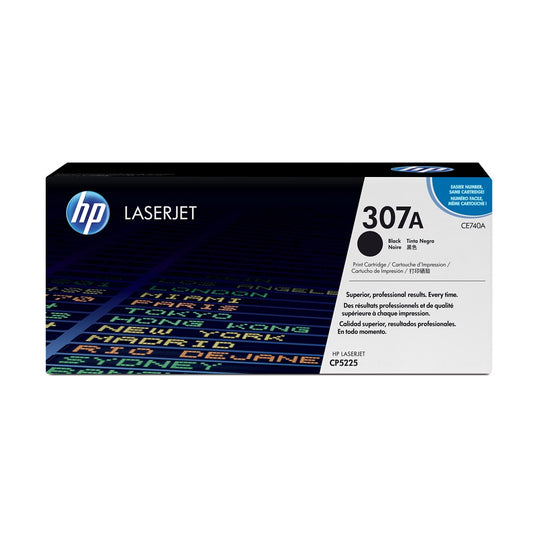 Hp CE740A toner black ORIGINAL (307A) kép