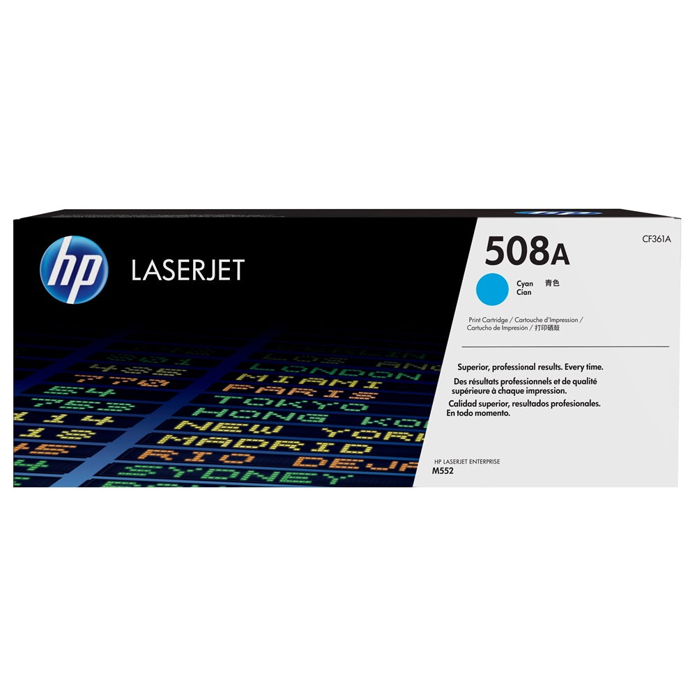 Hp CF361A toner cyan ORIGINAL (508A) kép