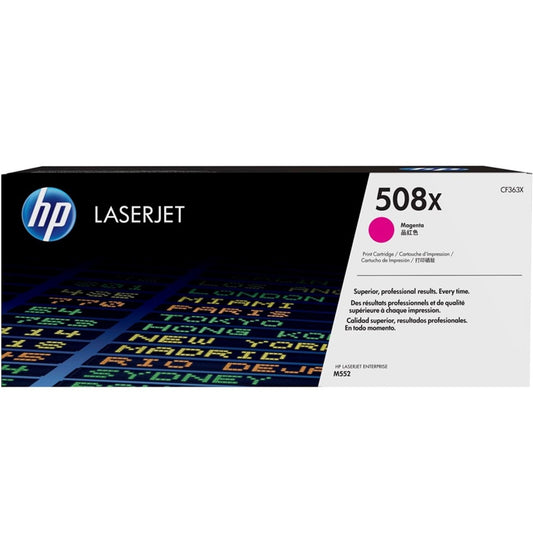Hp CF363X toner magenta ORIGINAL (508X) kép