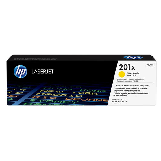 Hp CF402X toner yellow ORIGINAL (201X) kép