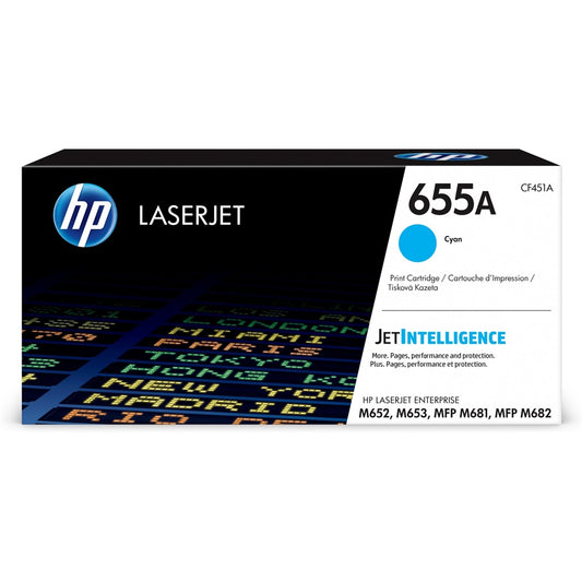 Hp CF451A toner cyan ORIGINAL (655A) kép