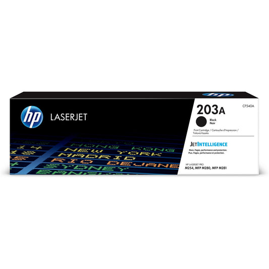 Hp CF540A toner black ORIGINAL (203A) kép