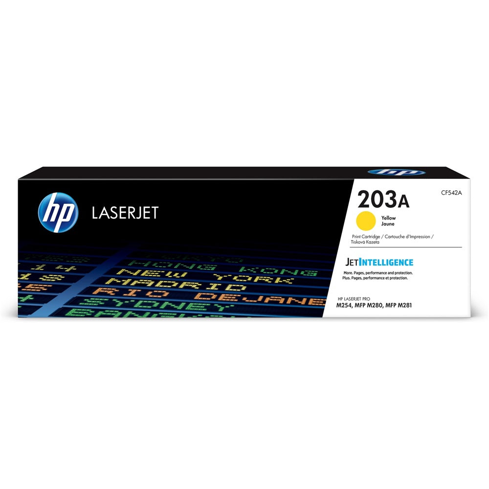 Hp CF542A toner yellow ORIGINAL (203A) kép