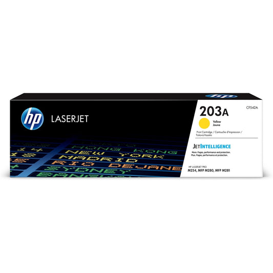 Hp CF542A toner yellow ORIGINAL (203A) kép