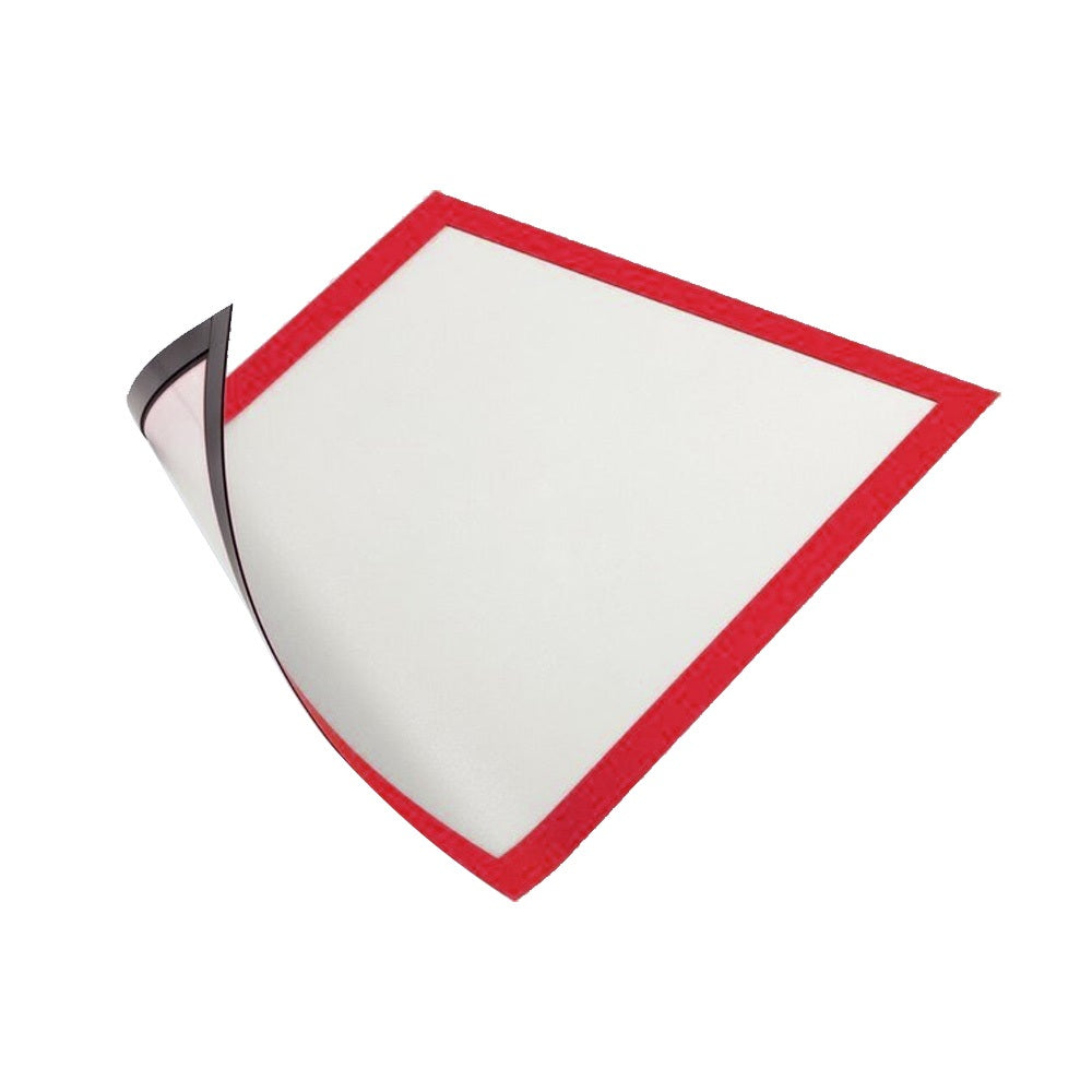 Infókeret A4, 5 db/csomag, Durable Duraframe® Magnetic piros kép