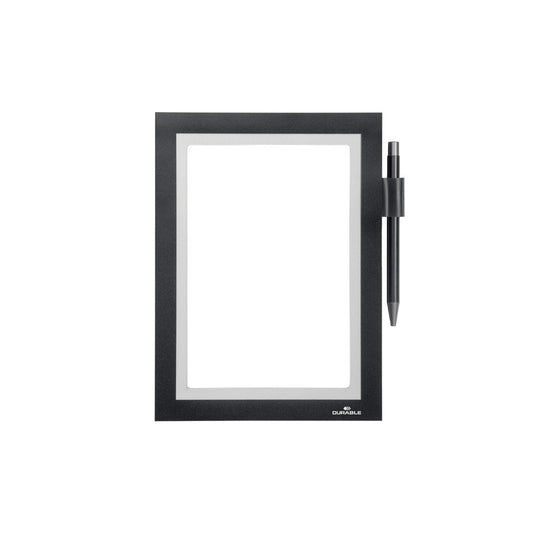 Infókeret A5, öntapadó hátlap, mágneses záródás Duraframe® Note fekete kép