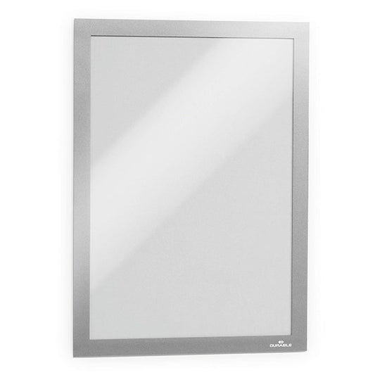 Infokeret DURABLE Duraframe A/4 sima felületre mágneses ezüst 2 darabos