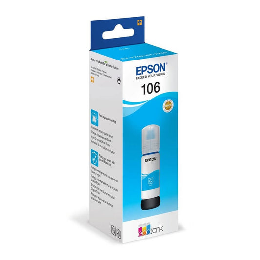 Ink Epson T00R2 cyan ORIGINAL (106) kép