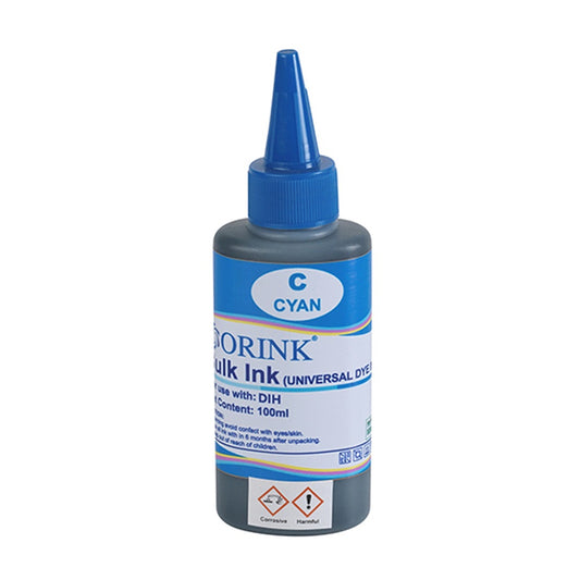 Utángyártott Ink Hp Universal dye cyan 100ml ORINK kép