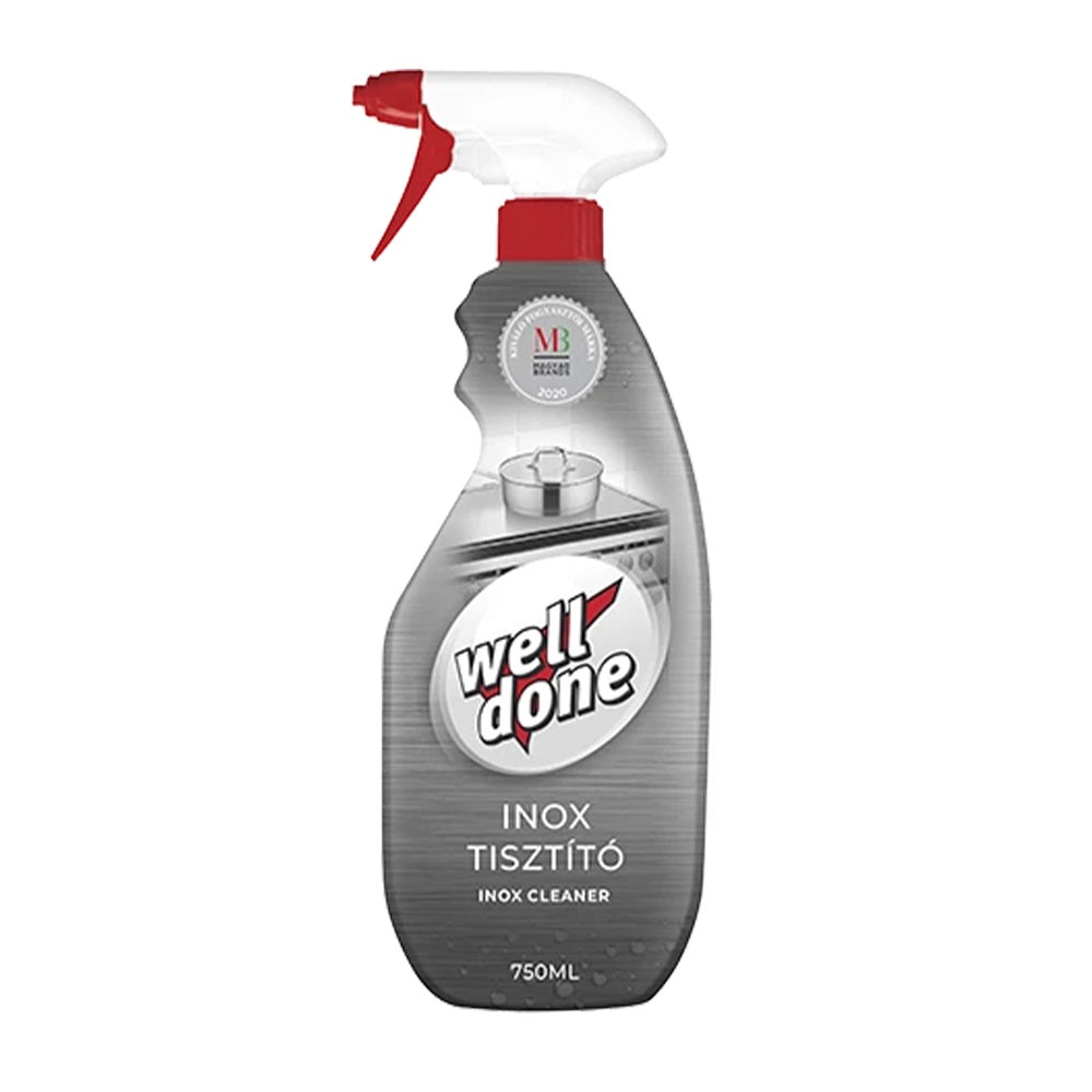 Inox tisztító szórófejes 750 ml Well Done kép