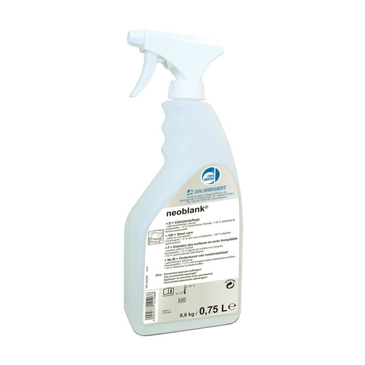 Inox/nemesacél tisztító/ápolószer szórófejes 750 ml Neoblank kép