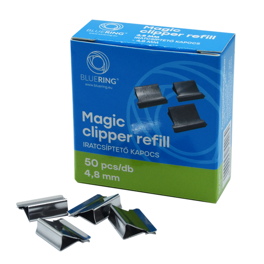 Iratcsíptető fűzőkapocs 4,8mm, 50 db/doboz, Bluering® kép