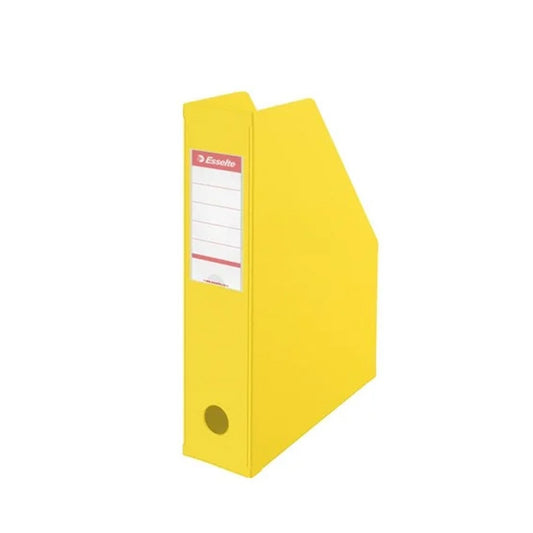 Iratpapucs 7cm, PVC/karton összehajtható Esselte Vivida sárga kép