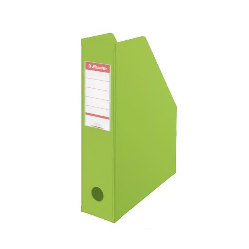 Iratpapucs 7cm, PVC/karton összehajtható Esselte Vivida zöld kép