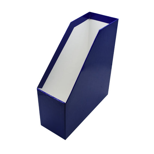 Iratpapucs 9cm, karton, lakkozott Bluering® kék kép