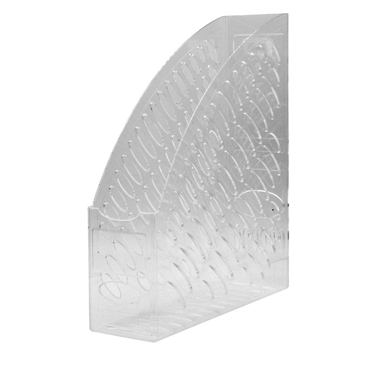 Iratpapucs 8cm, műanyag, 80x300x250mm, Bluering®, víztiszta kép