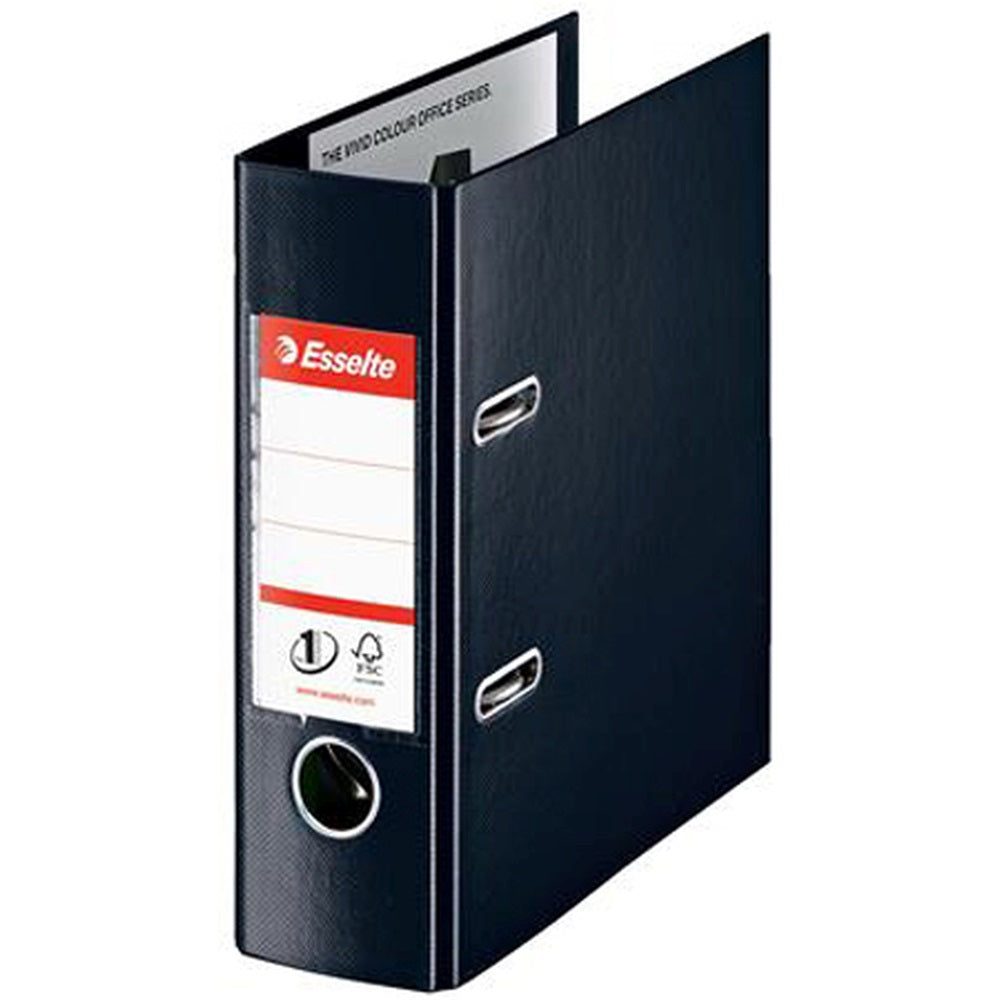Iratrendező A5, 7,5cm, PP Esselte Standard Vivida fekete kép