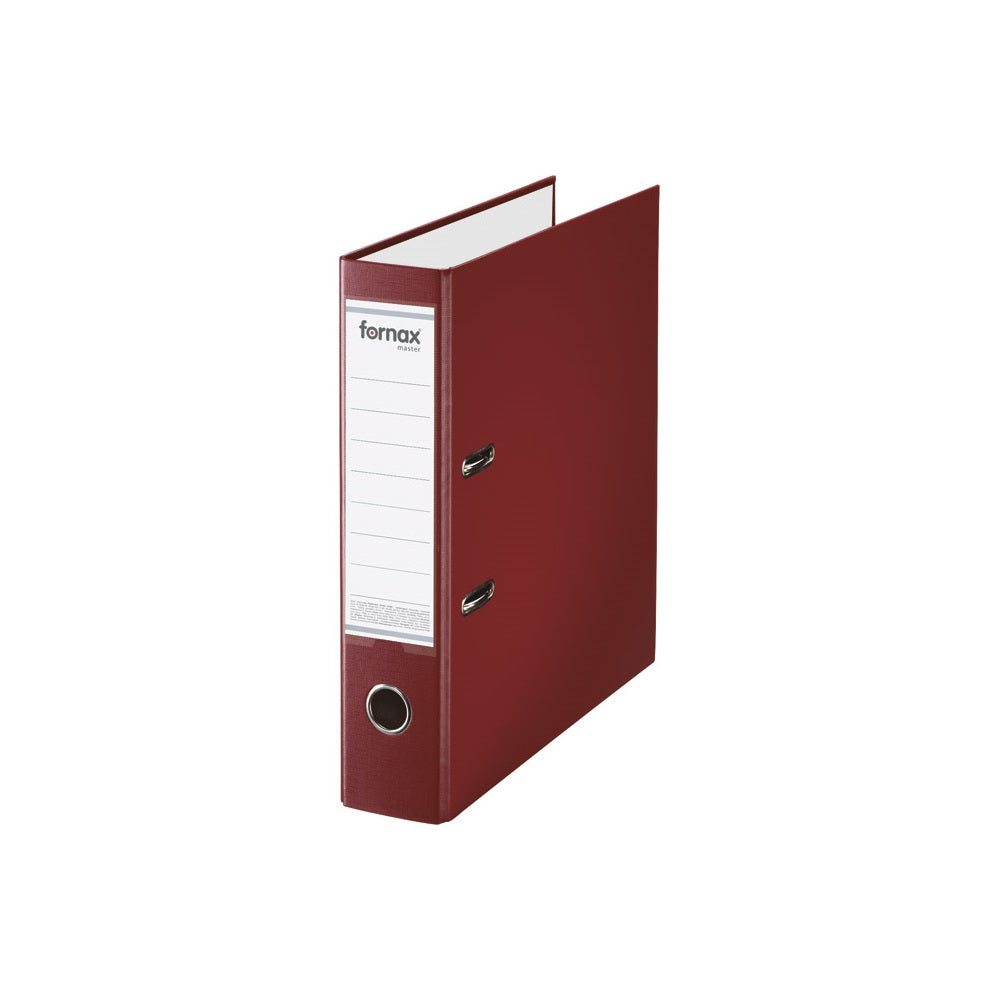 Iratrendező A4, 8cm, Fornax Master bordó kép