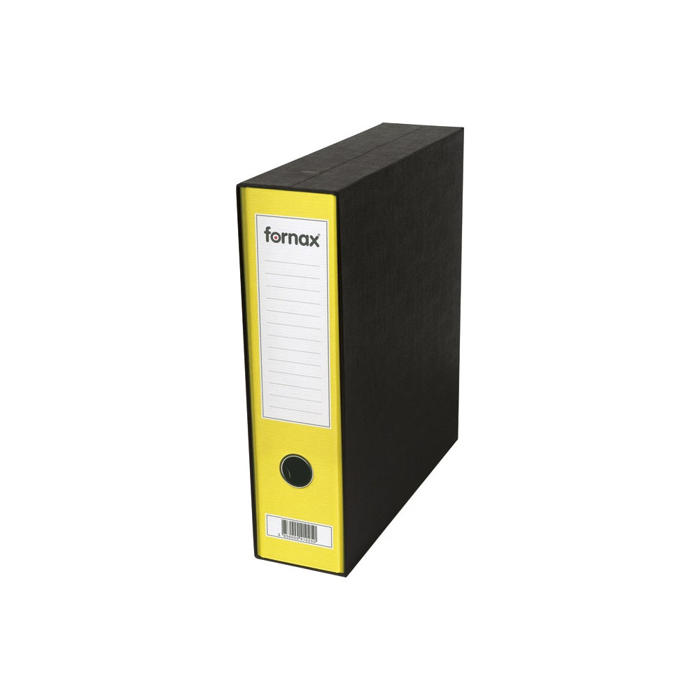 Tokos iratrendező A4, 8cm, Fornax Prestige sárga kép