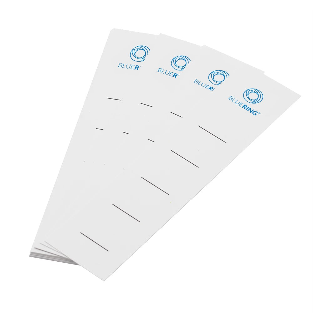Iratrendező cserecímke 5cm, Iratrendezőhöz 50 db/csom Bluering® kép