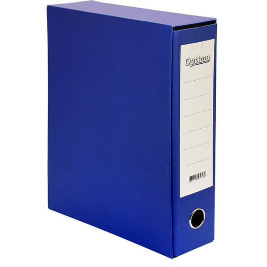 Iratrendező tokos OPTIMA A/4 80 mm kék