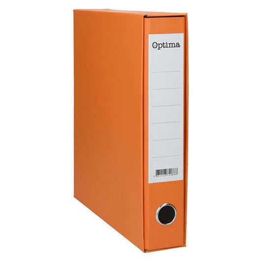 Iratrendező tokos OPTIMA A/4 50mm narancssárga