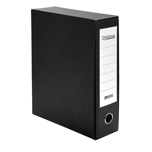 Iratrendező tokos OPTIMA A/4 80 mm fekete