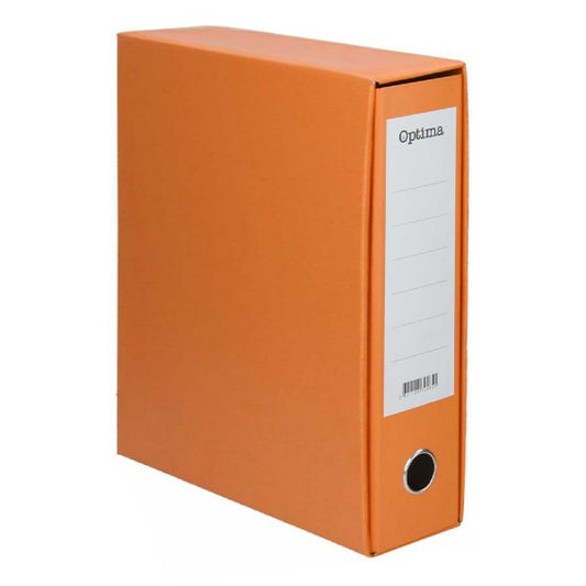 Iratrendező tokos OPTIMA A/4 80 mm narancs