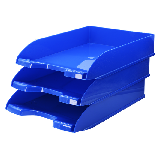 Irattálca műanyag 345, 345x255x65mm, Bluering®, kék kép