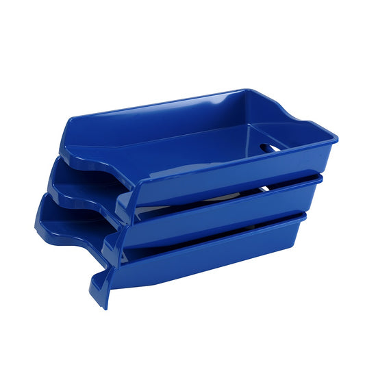 Irattálca műanyag 355, 355x255x60mm, Bluering®, kék kép
