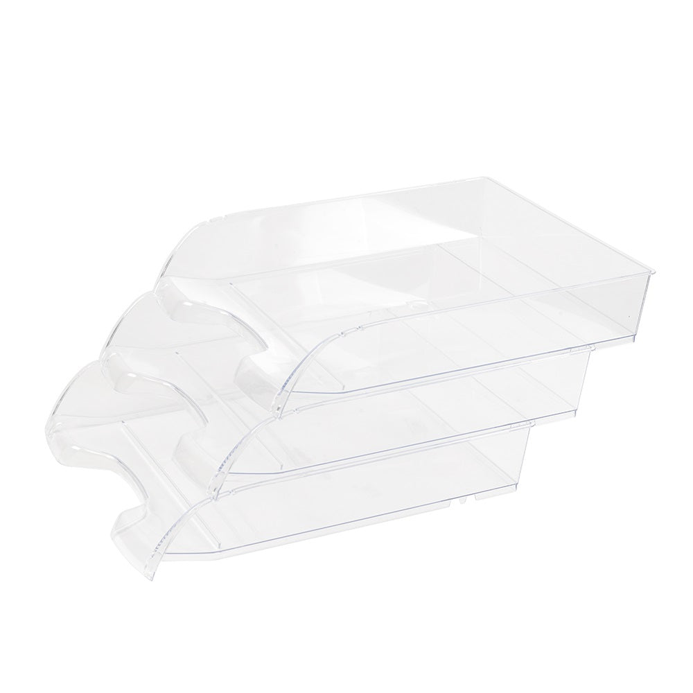 Irattálca műanyag 550 extra széles 345x270x67mm, Bluering®, víztiszta kép