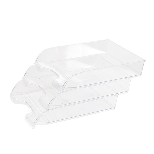 Irattálca műanyag 550 extra széles 345x270x67mm, Bluering®, víztiszta kép