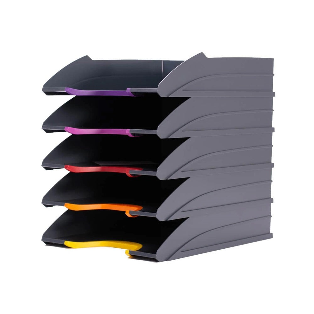 Irattálca műanyag 5 db/szett 770557 Durable Varicolor® antracit kép