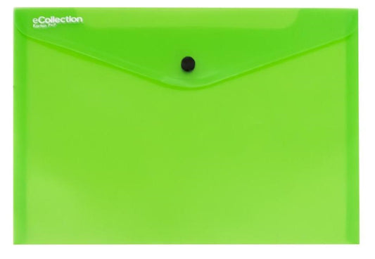 Irattasak E-COLLECTION A/5 patentos zöld