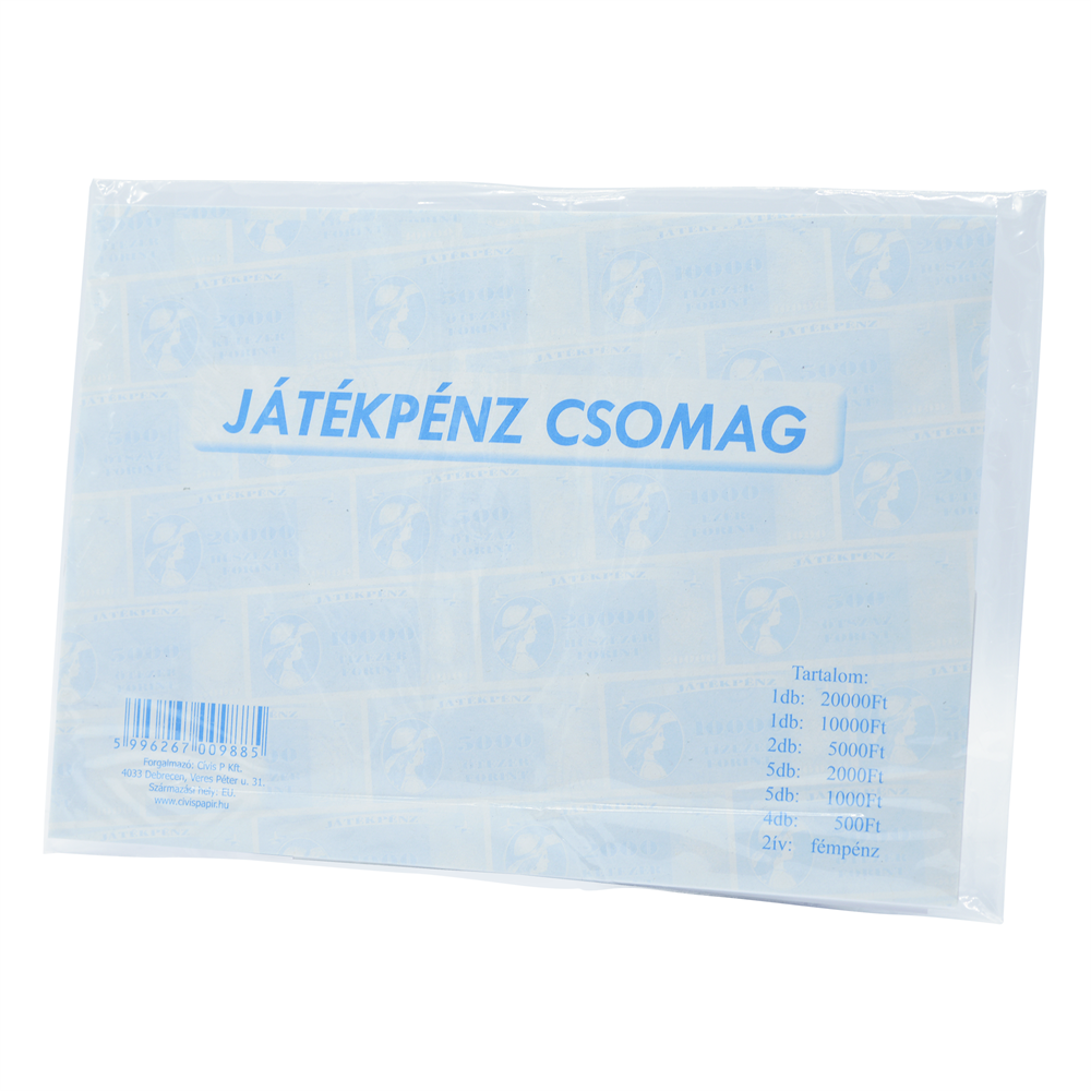 Játékpénz csomag kép
